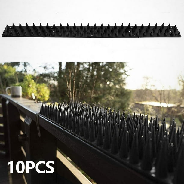10pcs  Anti Bird Thorn Fence Wall Spike Repellent Nail Deterrent Tool 